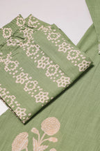 Sage Green Floral Printed Suit Set