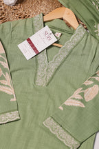 Sage Green Floral Printed Suit Set