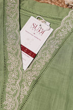Sage Green Floral Printed Suit Set