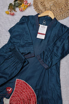 Navy Blue 2-Piece Coord Set for Women