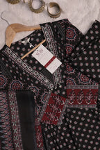 Ajrakh Printed Cotton Anarkali Kurta Set for Women
