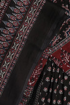 Ajrakh Printed Cotton Anarkali Kurta Set for Women