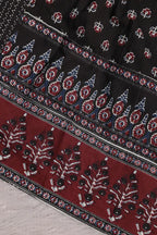 Ajrakh Printed Cotton Anarkali Kurta Set for Women