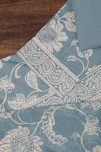 Light Blue Floral Printed Kurta Set