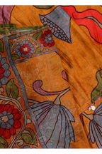 Mustard Floral Printed Kurta Set