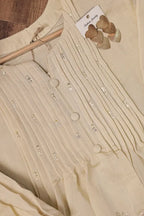 Ivory Embroidered Co-ord Set for Women