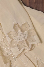 Ivory Embroidered Co-ord Set for Women